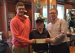 Zach Graves presents check to Special Olympics Kentucky