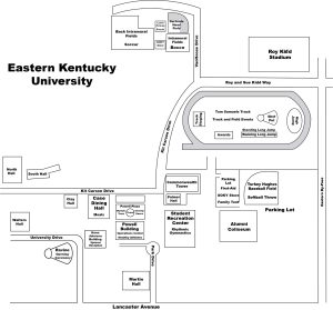 EKU Campus Map