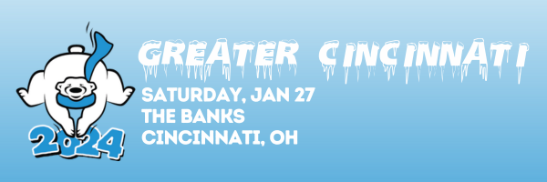 Greater Cincinnati; Saturday, Jan. 27; The Banks; Cincinnati, OH