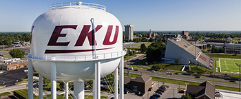 EKU water tower and campus